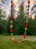 rasta flower choker