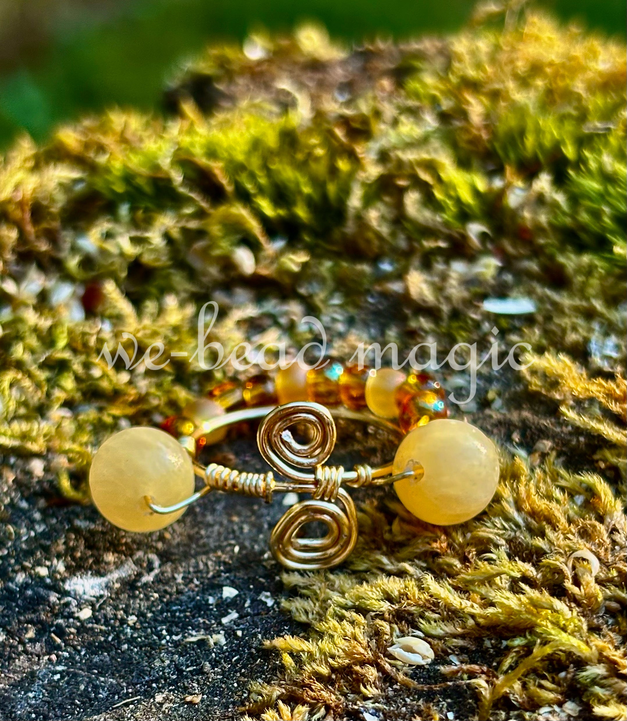 yellow aragonite set