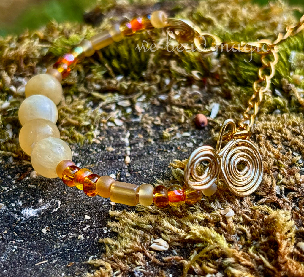 yellow aragonite set