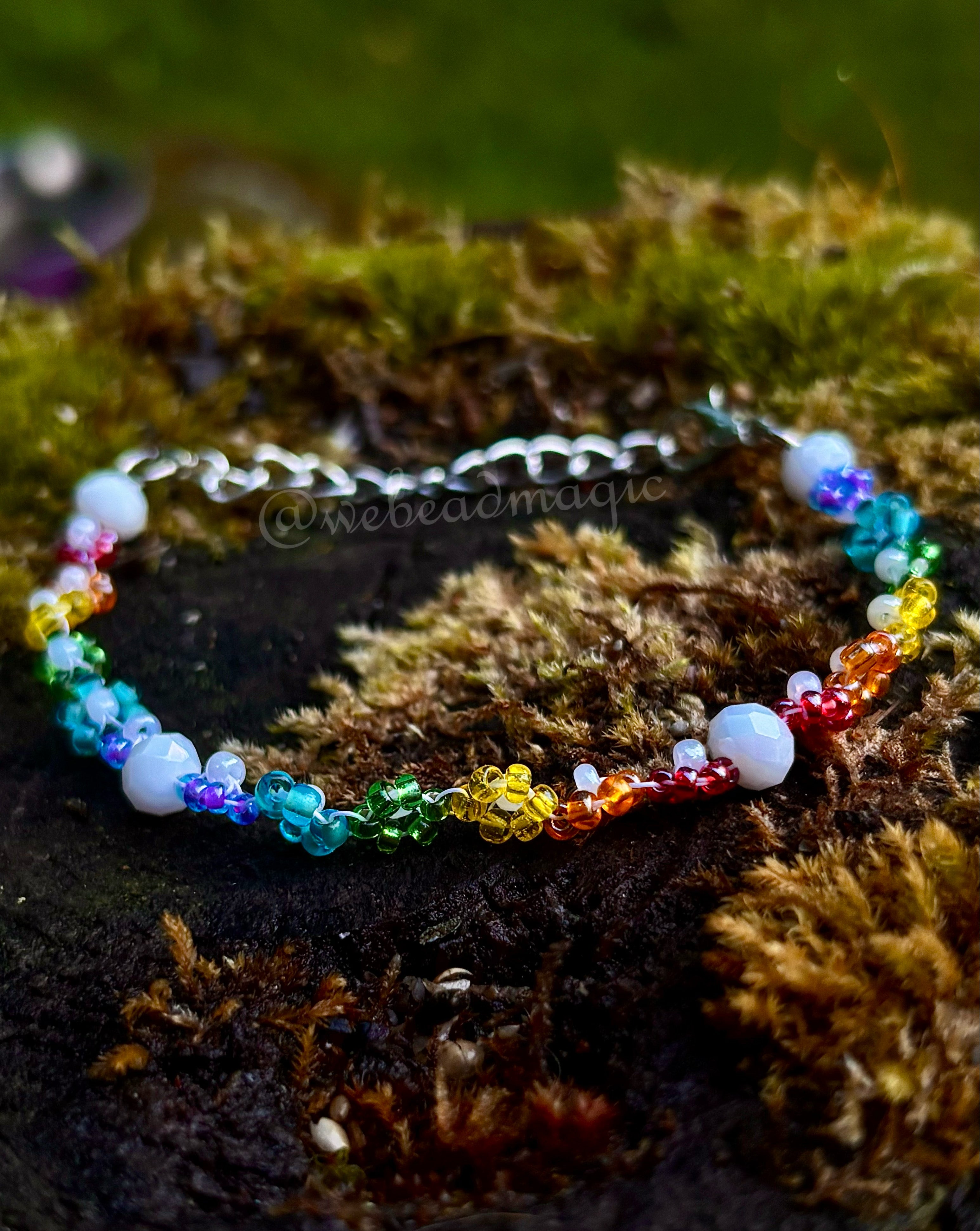 pride flower power bracelet